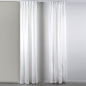 Preview: Dalsland Voile Linen Vorhang -  in Optical White - 140 x 290 cm von Himla