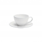 Preview: Jille Kaffeetasse mit Untertasse in weiß von Flamant