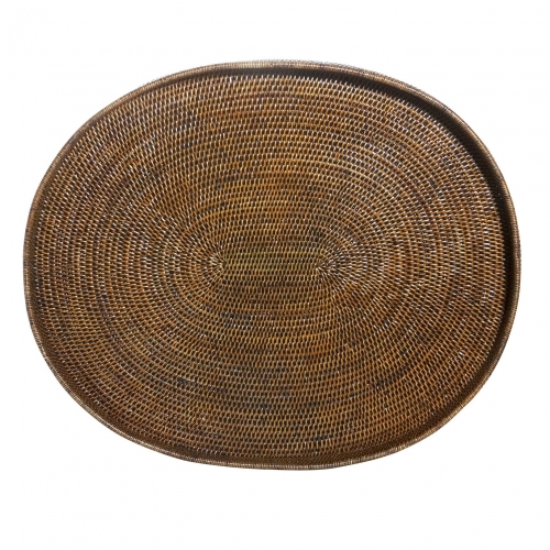 Togo Tablett  oval von Flamant - Large