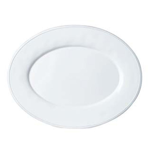 Constance weiß - große ovale Platte - Cote Table