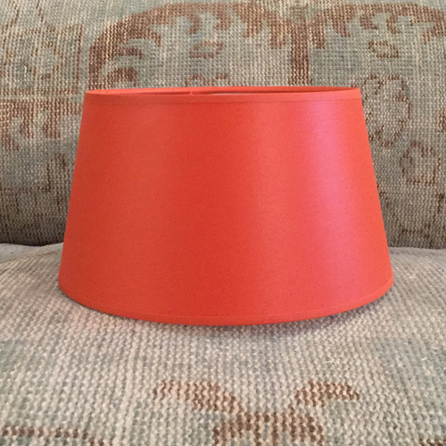 Lampenschirm Cylinder - Chintz Orange