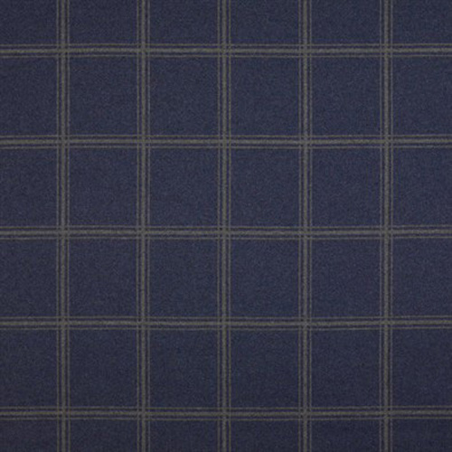 Lisle Wool Check Meterware von Colefax & Fowler, Dark Blue