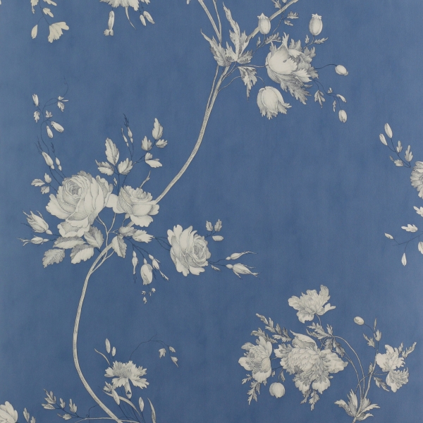 Darcy Wallpaper - Tapete von Colefax and Fowler - Pewter